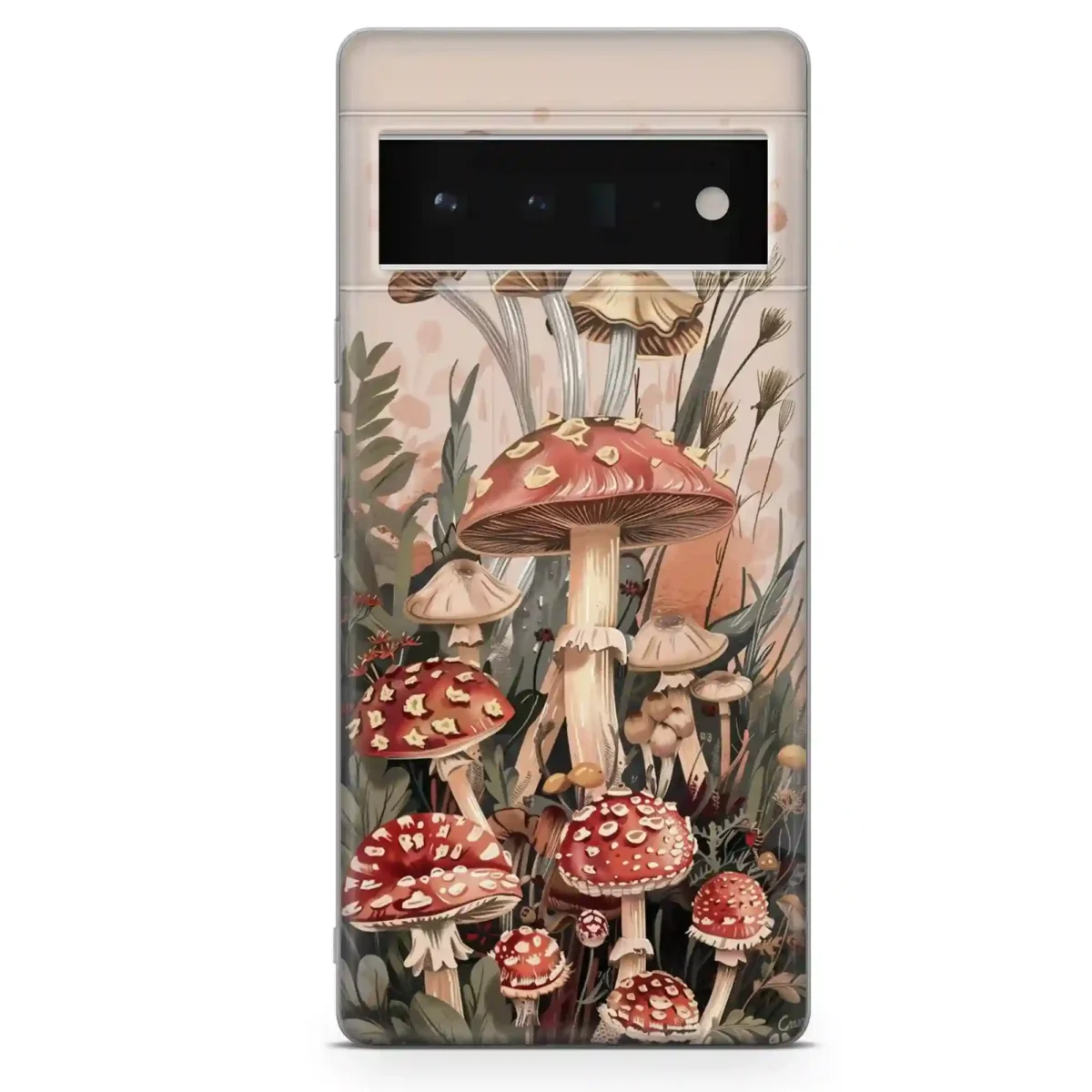 Forest︱Mushroom pink Phone case First copy