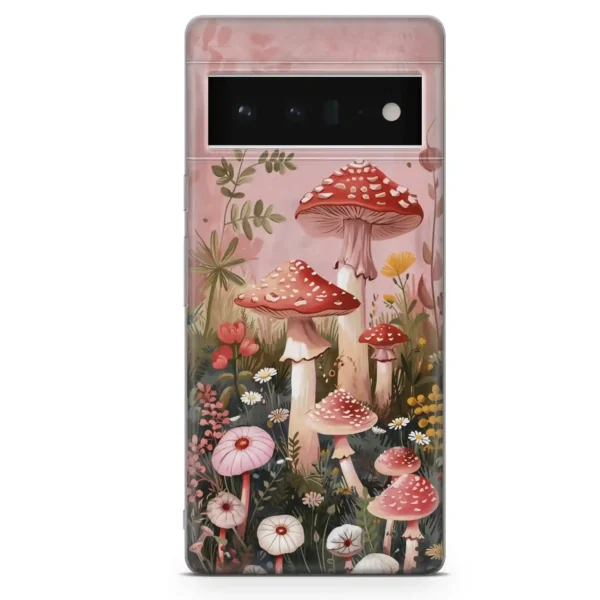 Forest︱Pink Mushroom Phone case First copy