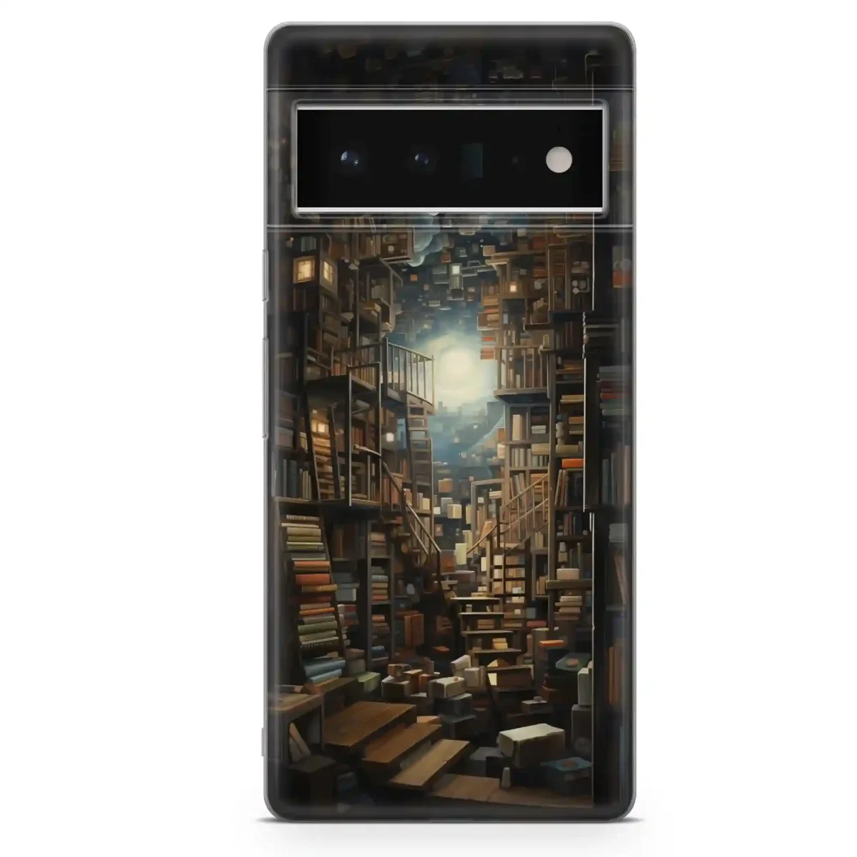 Dark Academia︱Book Shelf Phone case First copy