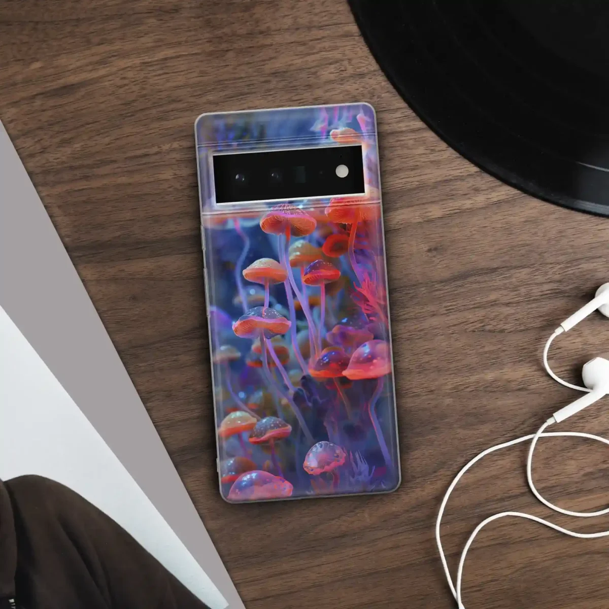 Cute︱Mushroom neon Phone case Five copy