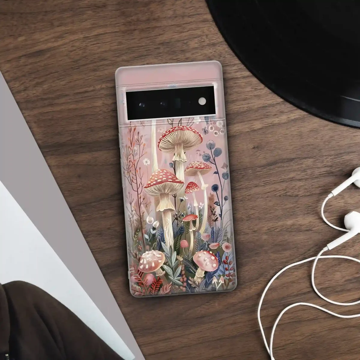 Forest︱Pink Mushroom Phone case Five copy