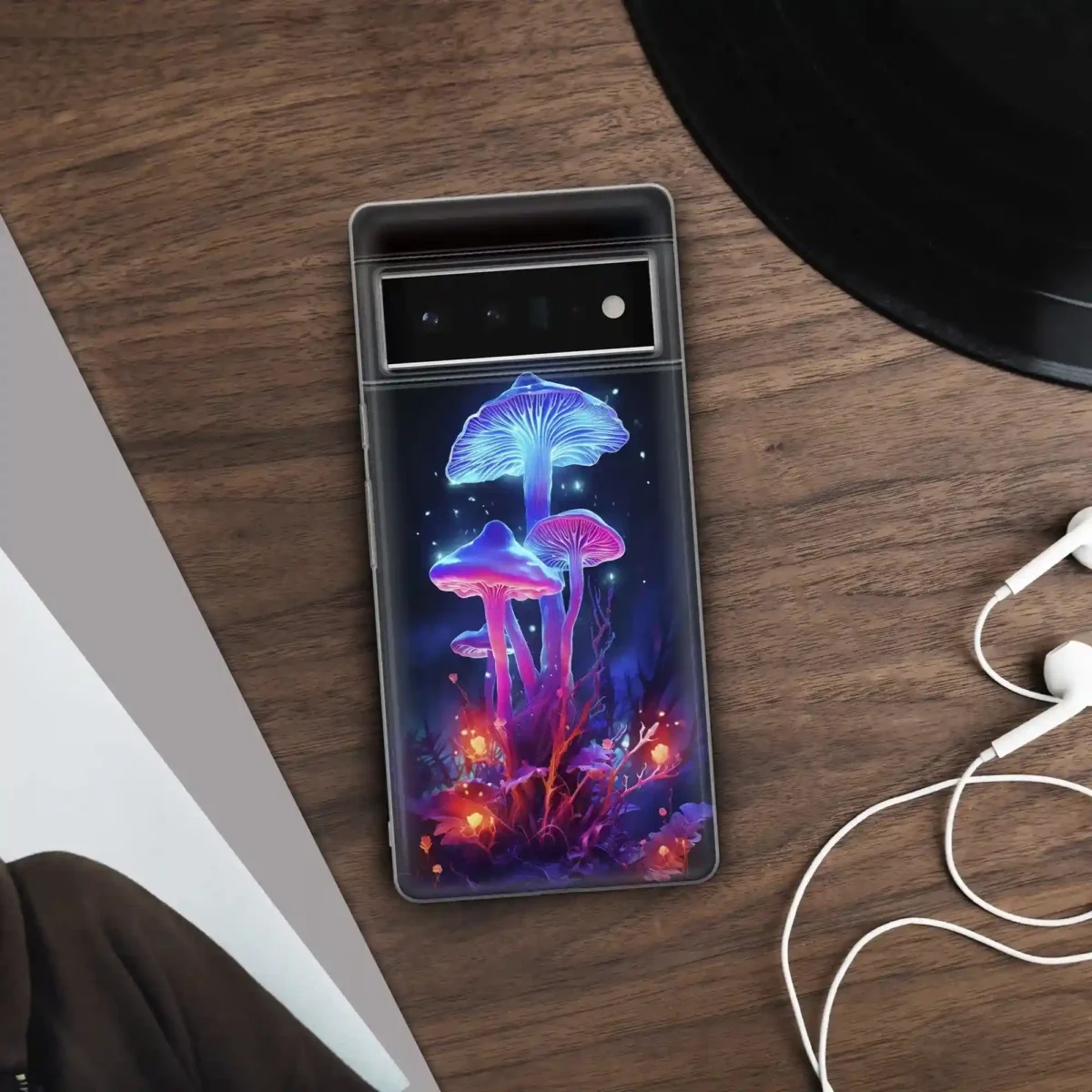 Aesthetic︱Mushroom Neon Phone case Five copy