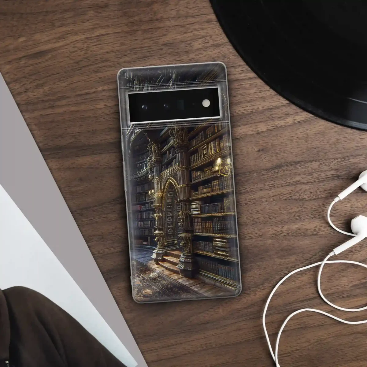 Library Wallpaper︱Book Shelf Phone case Five copy