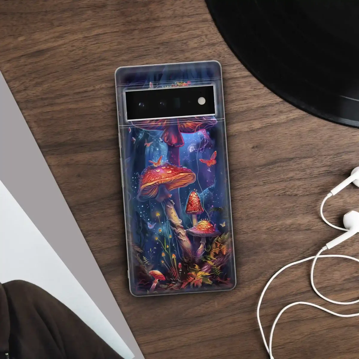 Aesthetic Trippy Neon︱Mushroom Phone case Five copy