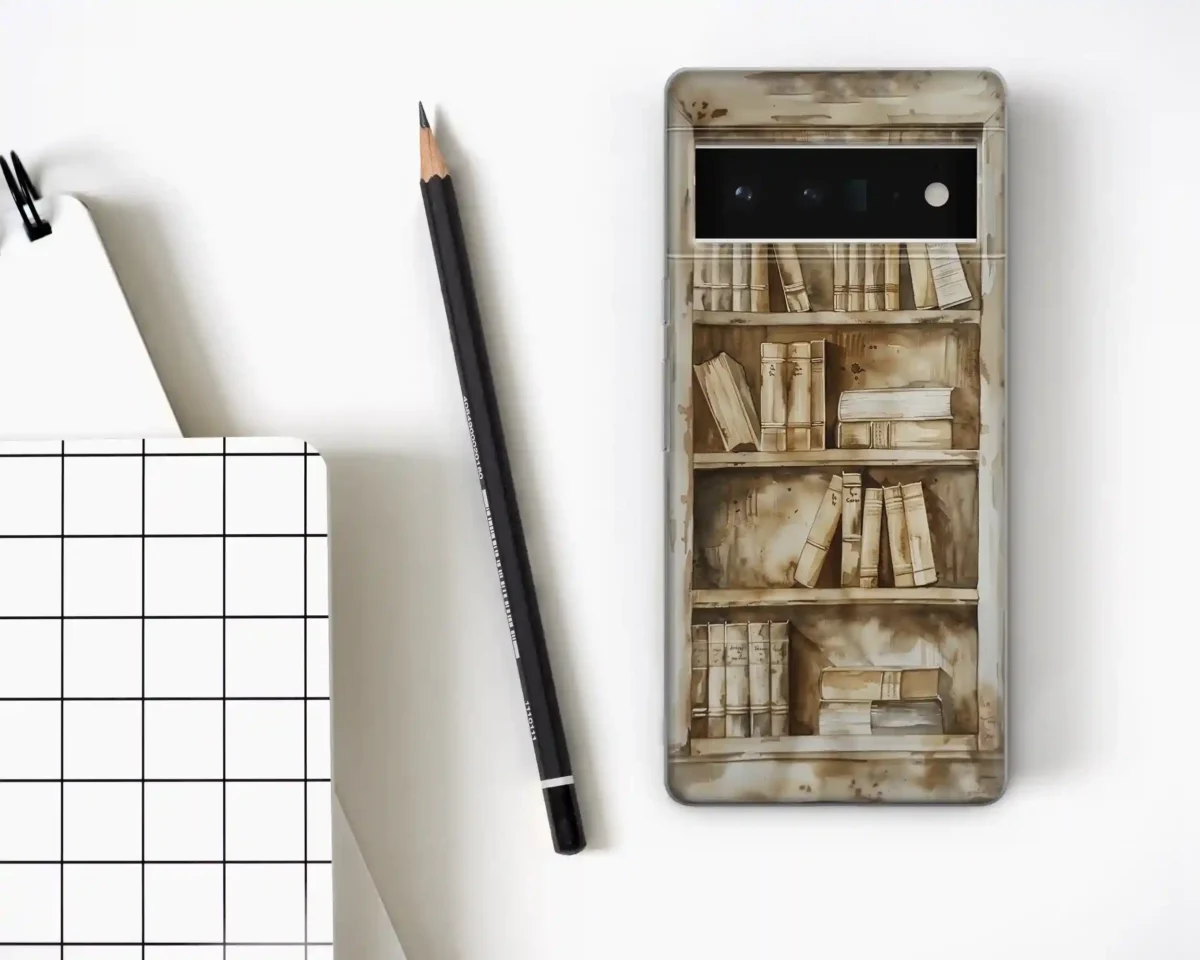 Custom Pastel︱Book Shelf Phone case Four copy (1)