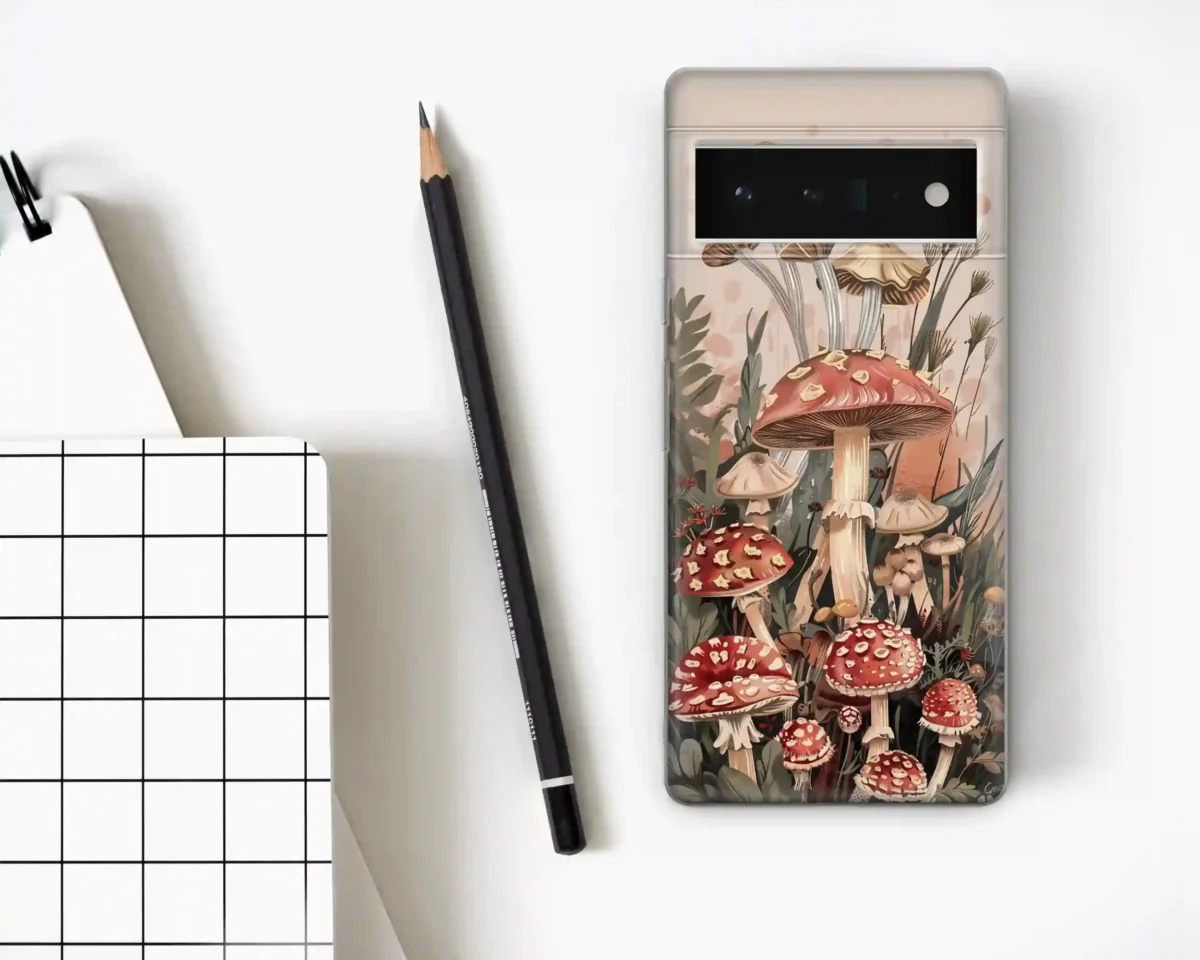 Forest︱Mushroom pink Phone case Four copy