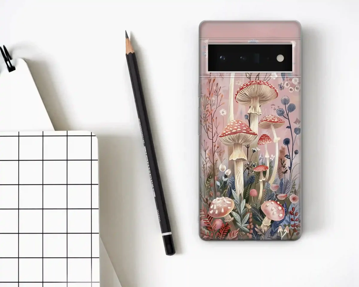 Forest︱Pink Mushroom Phone case Four copy