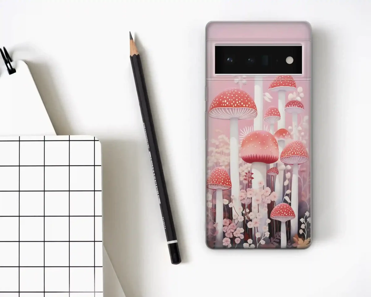 Pink︱Mushroom Phone case Four copy