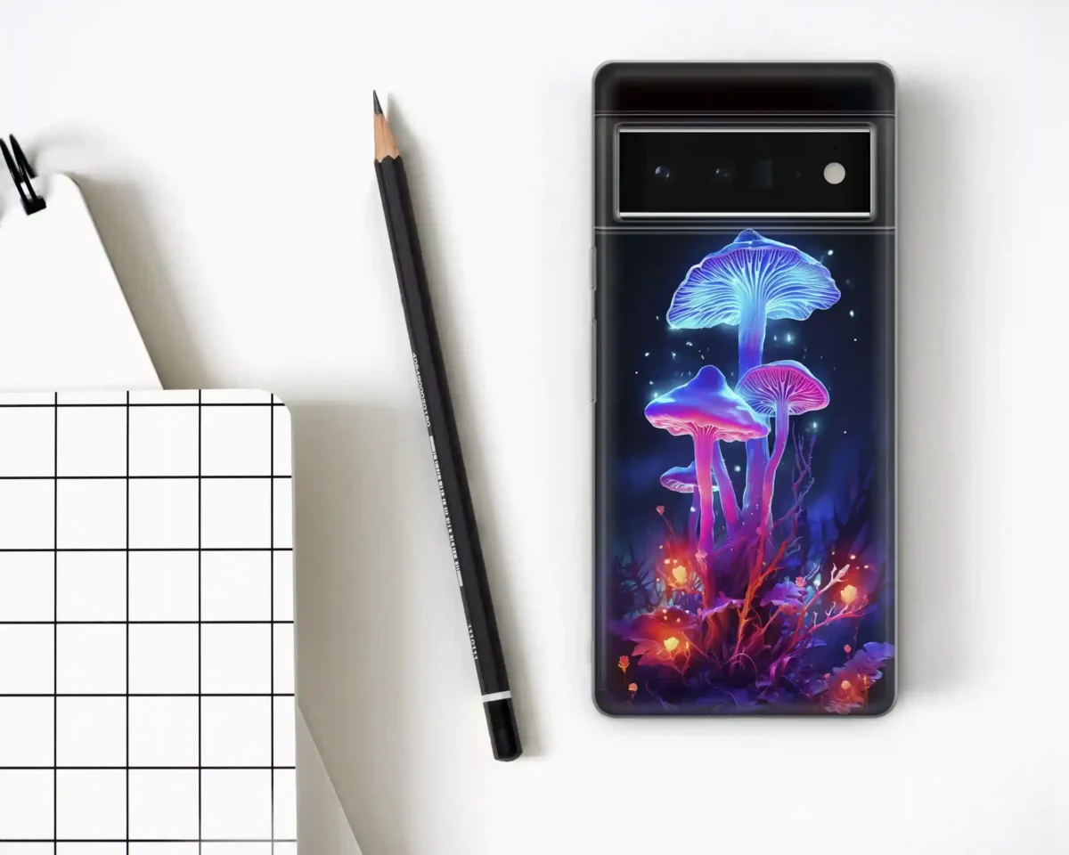 Aesthetic︱Mushroom Neon Phone case Four copy