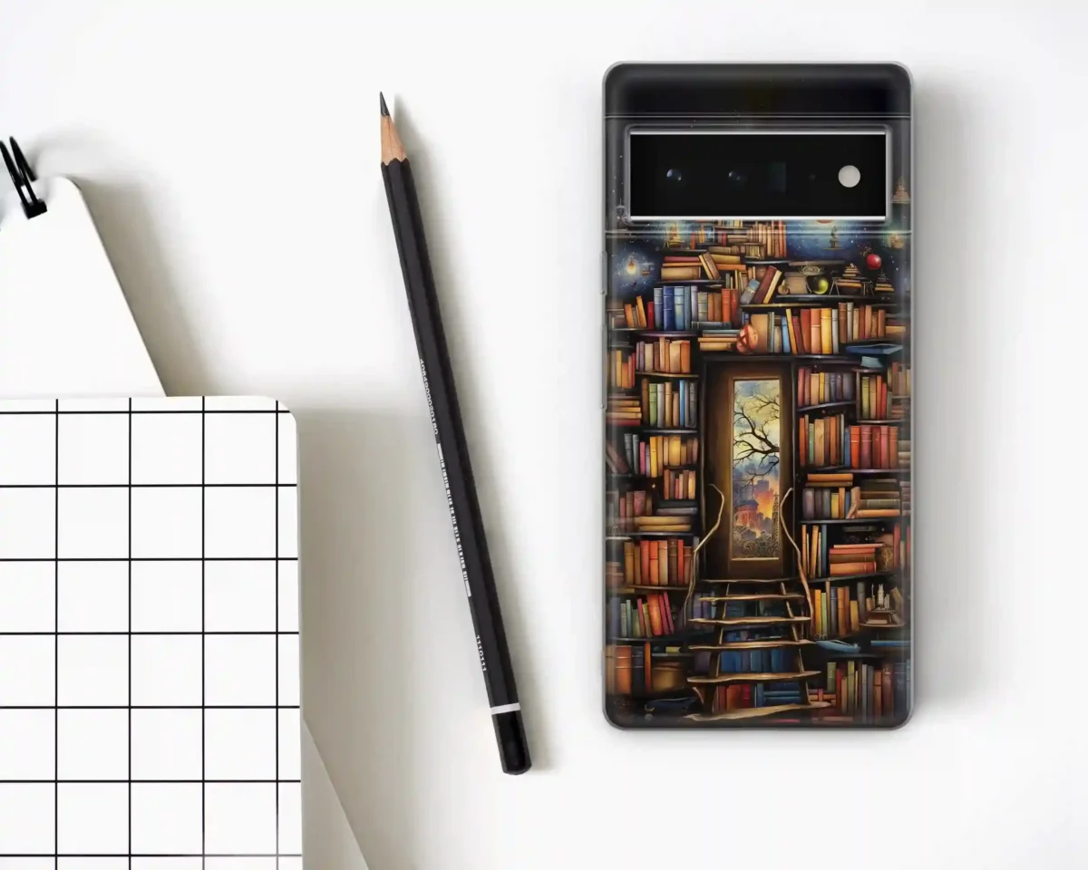 Boho Library︱Book Shelf Phone case Four copy