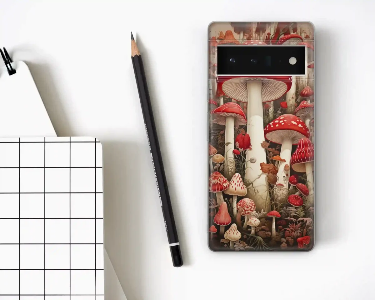 Red cute︱Mushroom Phone case Four copy