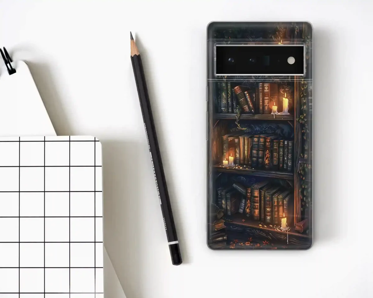 Dark Academia︱Book Shelf Phone case Four copy