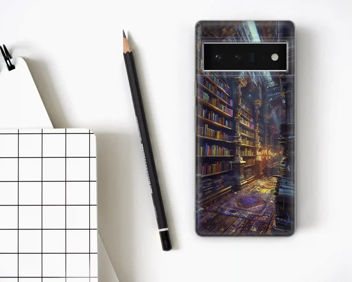 purple Themed︱Book Shelf Phone case Four copy