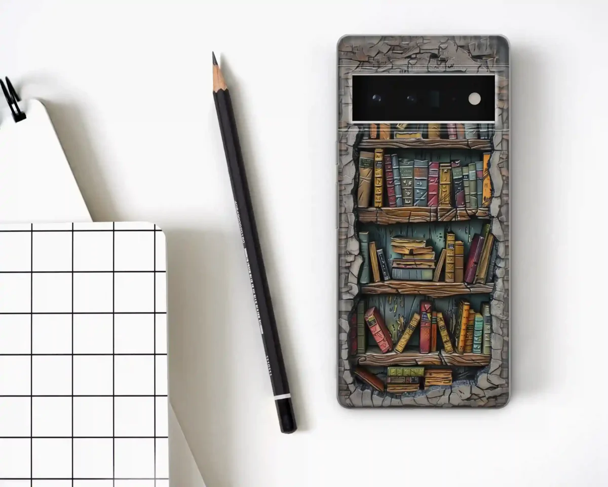 Aesthetic︱Boho Book Shelf Phone case Four copy
