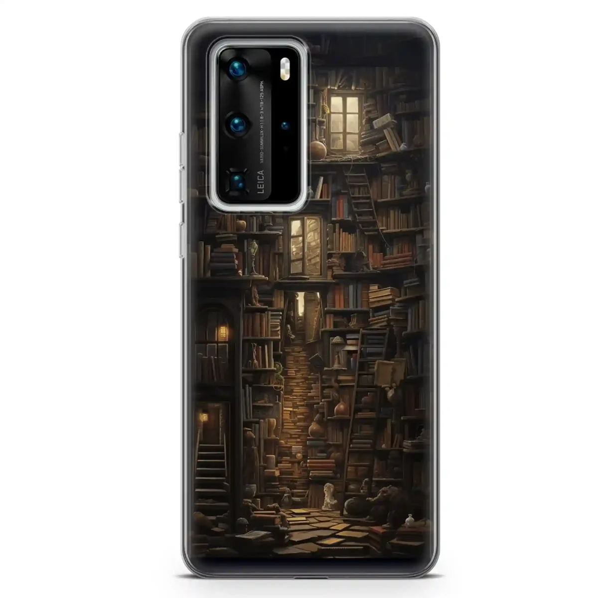 Dark Color︱Book Shelf Phone case HUAWEI MAIN copy