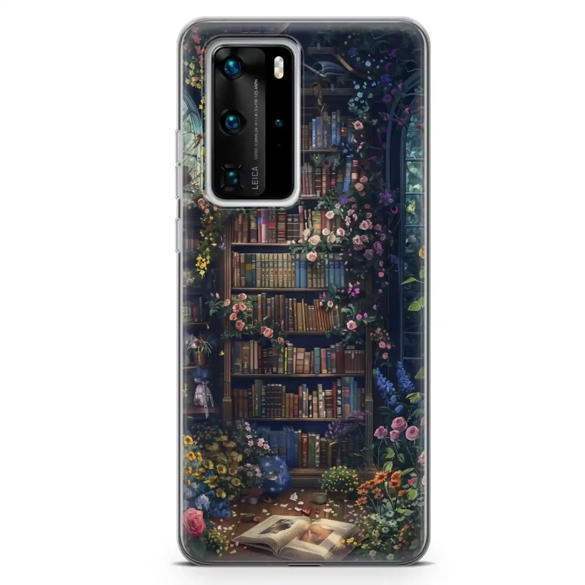 Blooms Flower︱Book Shelf Phone case HUAWEI MAIN copy