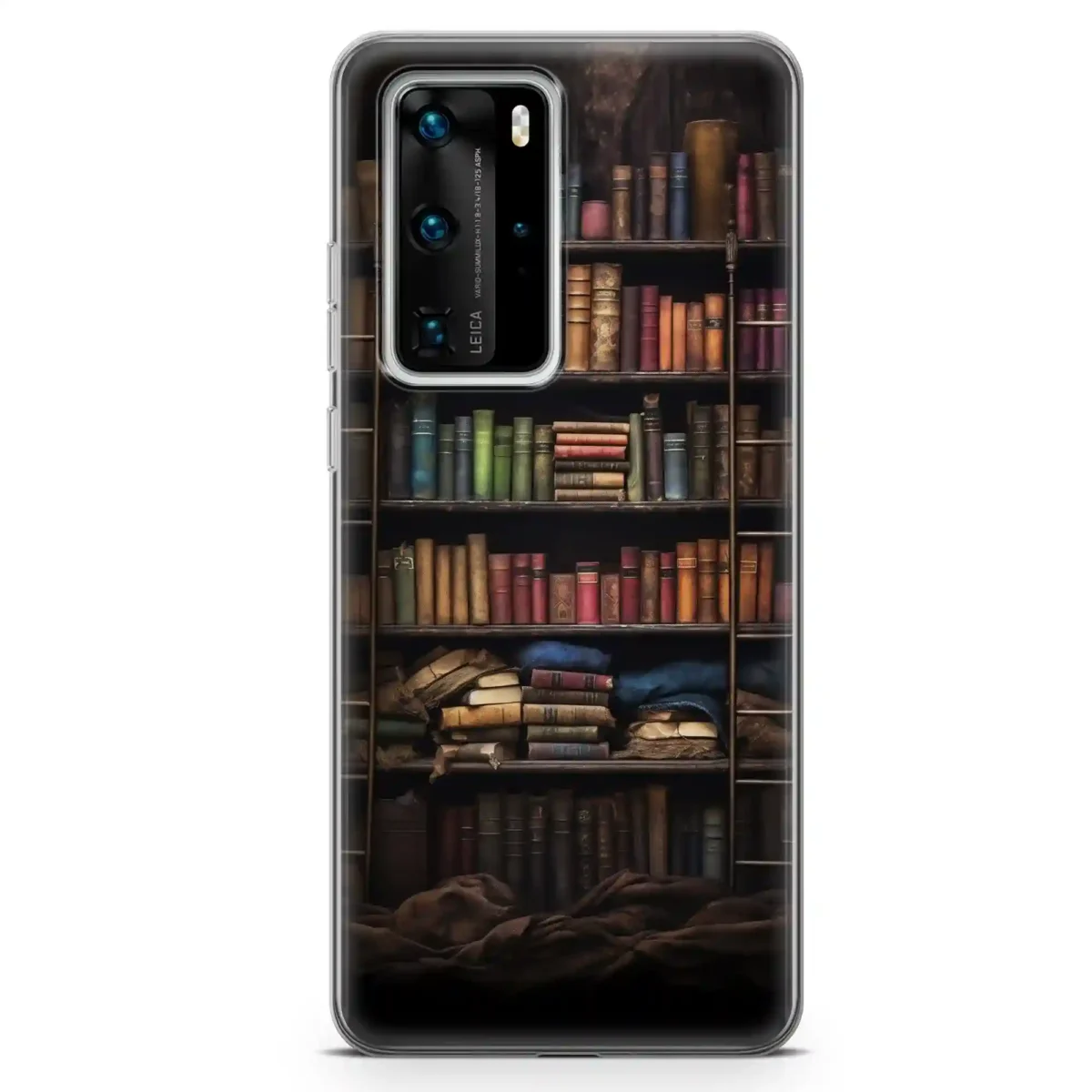 Wooden︱Book Shelf Phone case HUAWEI MAIN copy