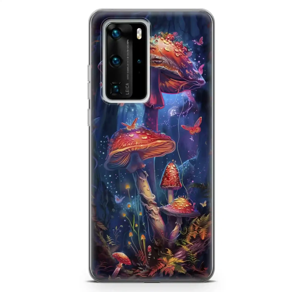 Aesthetic Trippy Neon︱Mushroom Phone case HUAWEI MAIN copy