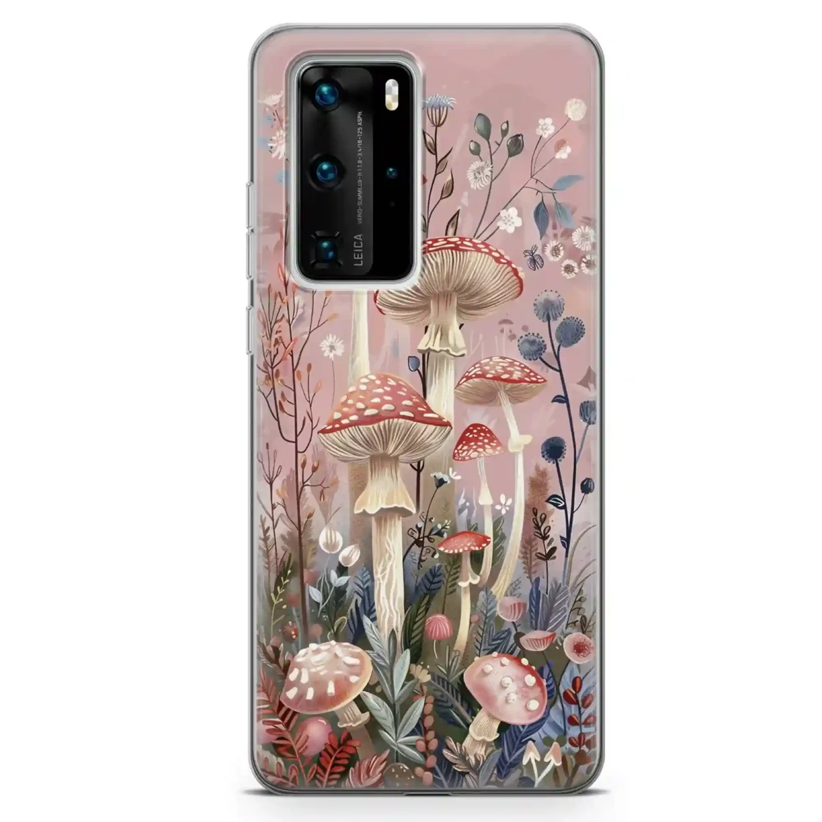 Forest︱Pink Mushroom Phone case HUAWEI MAIN copy