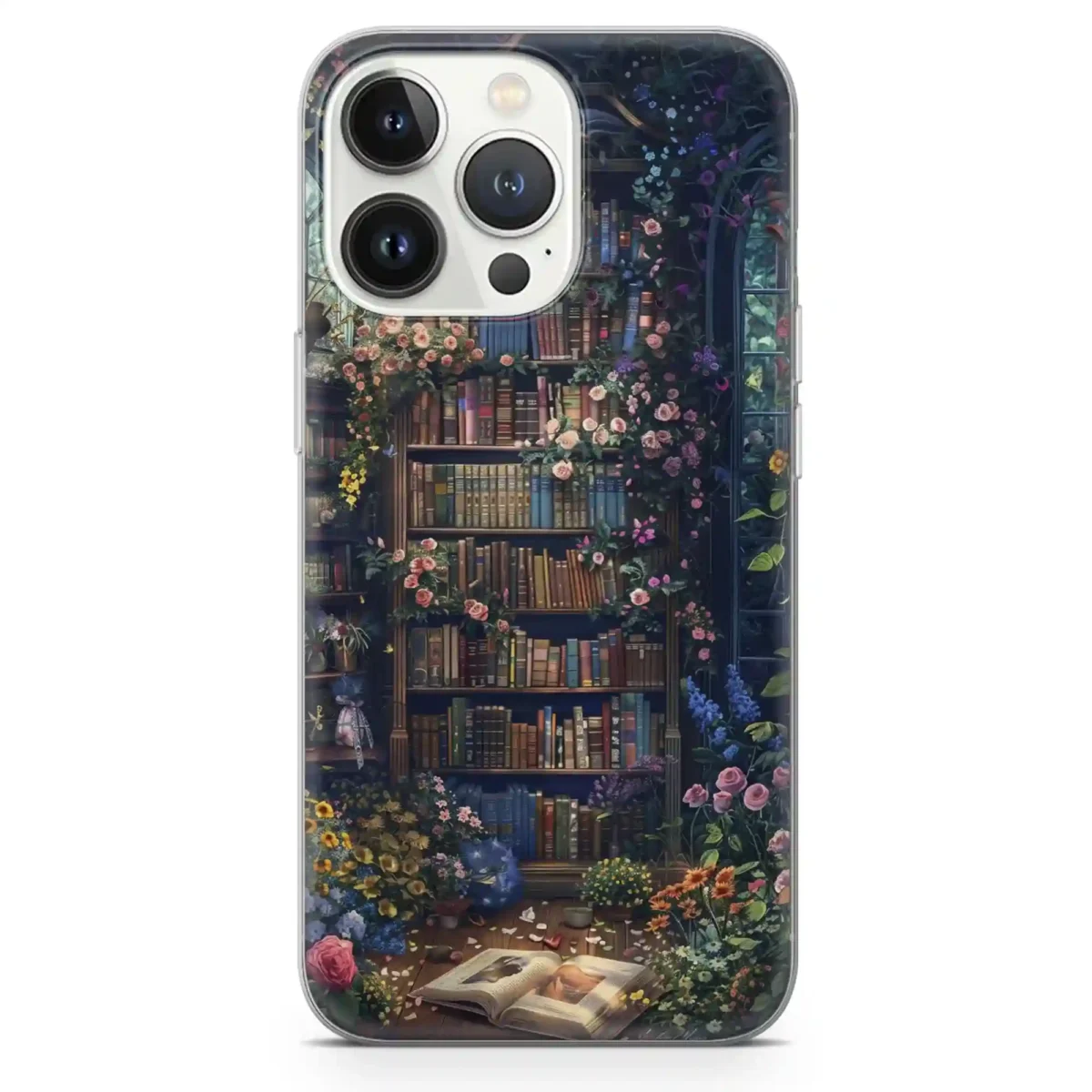 Blooms Flower︱Book Shelf Phone case IPHONE MAIN START copy