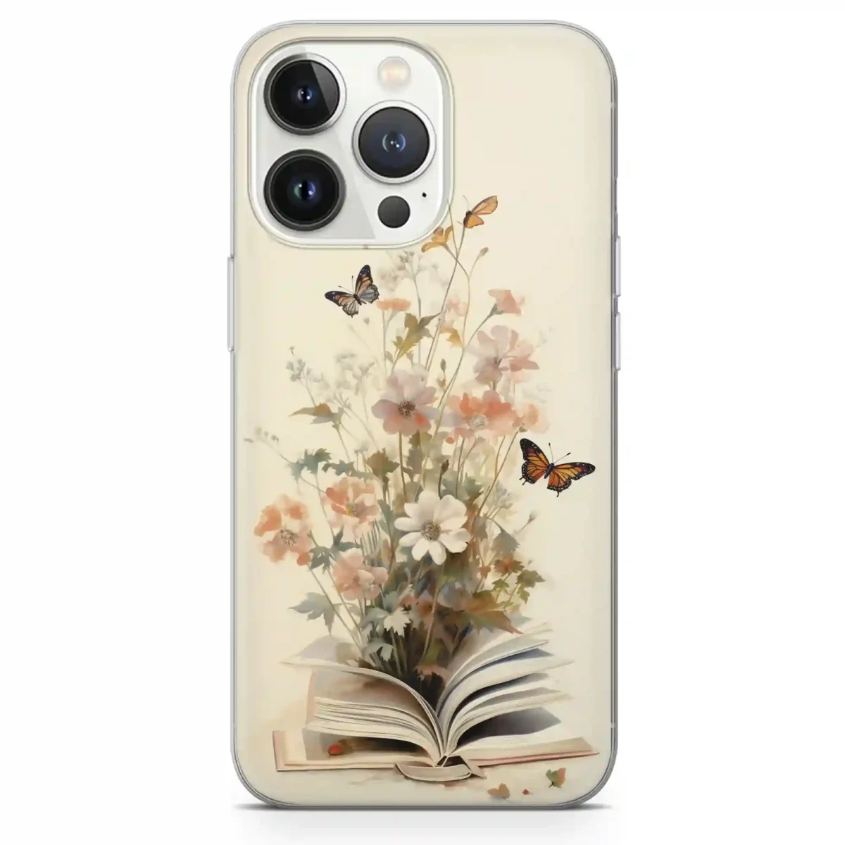 Butterfly & flowers︱Book Phone case IPHONE MAIN START copy