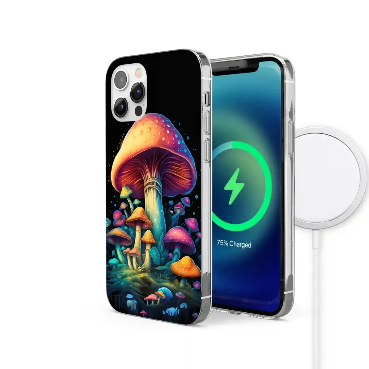 Neon︱Mushroom Phone case IPhone Side Image copy