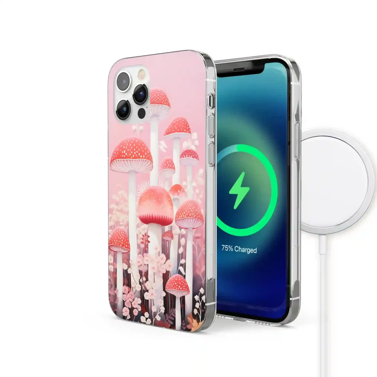 pink︱Mushroom Phone case IPhone Side Image copy