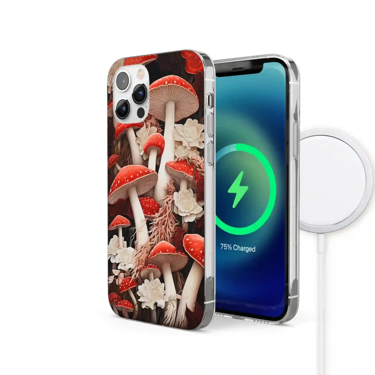 Red︱Mushroom Phone case IPhone Side Image copy