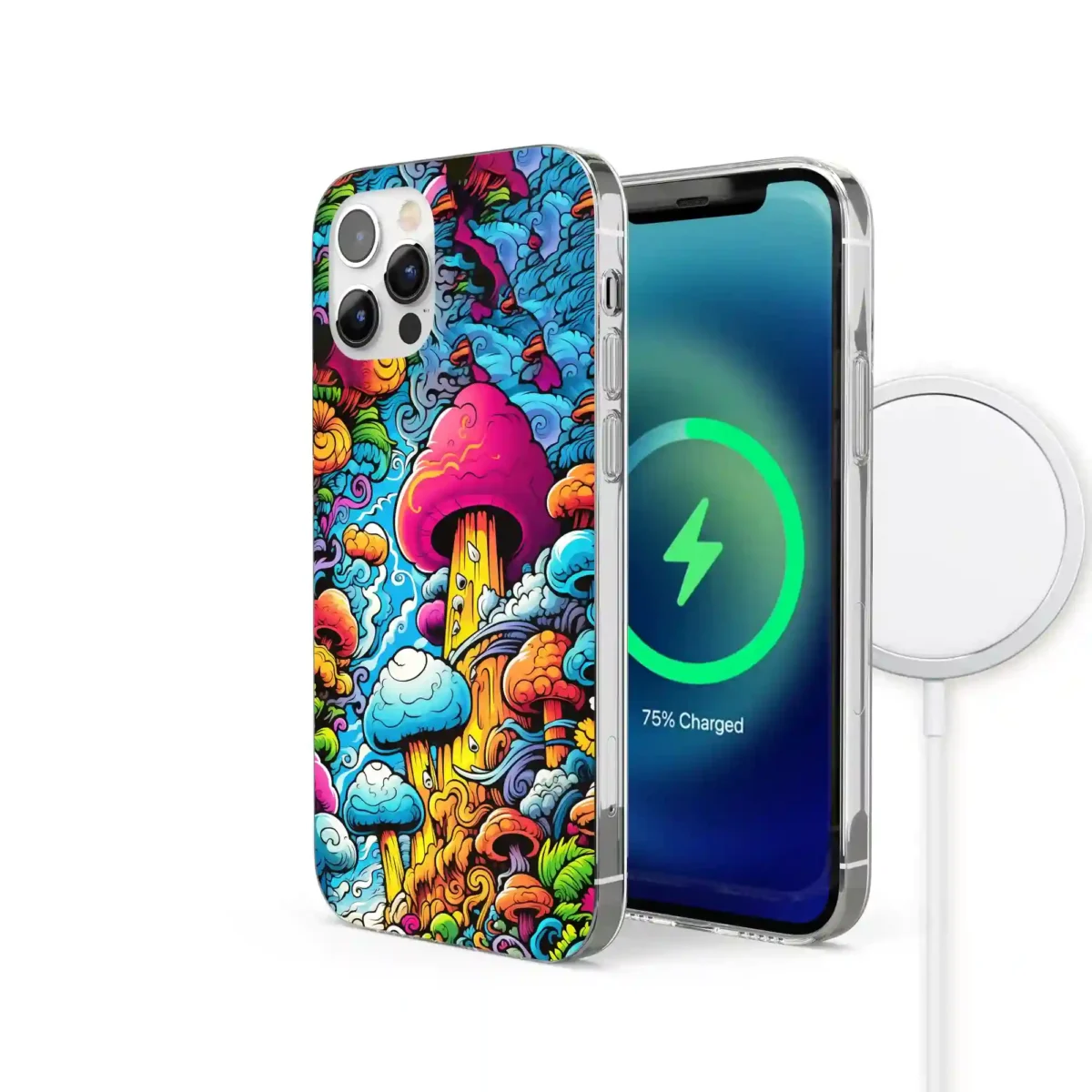 Trippy︱Mushroom Phone case IPhone Side Image copy