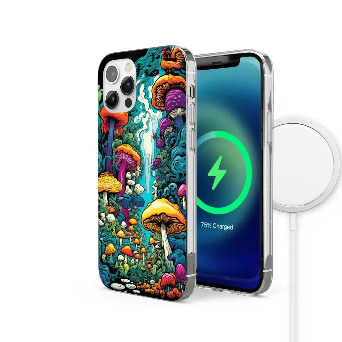 Aesthetic ︱Mushroom Phone case IPhone Side Image copy