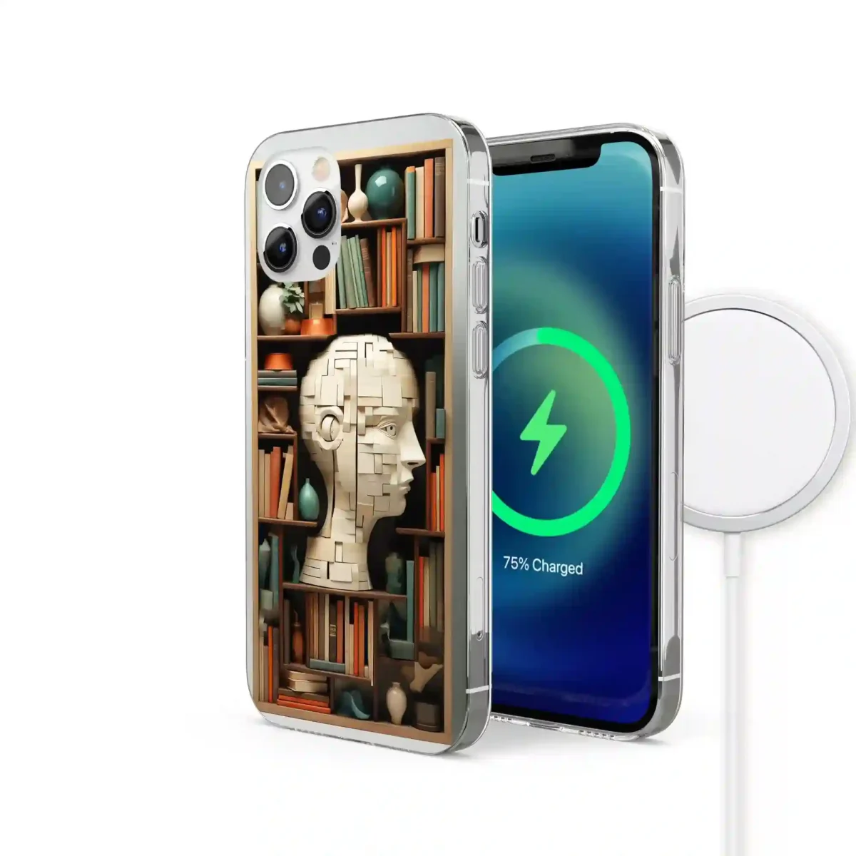 Aesthetic︱Book Shelf Phone case IPhone Side Image copy