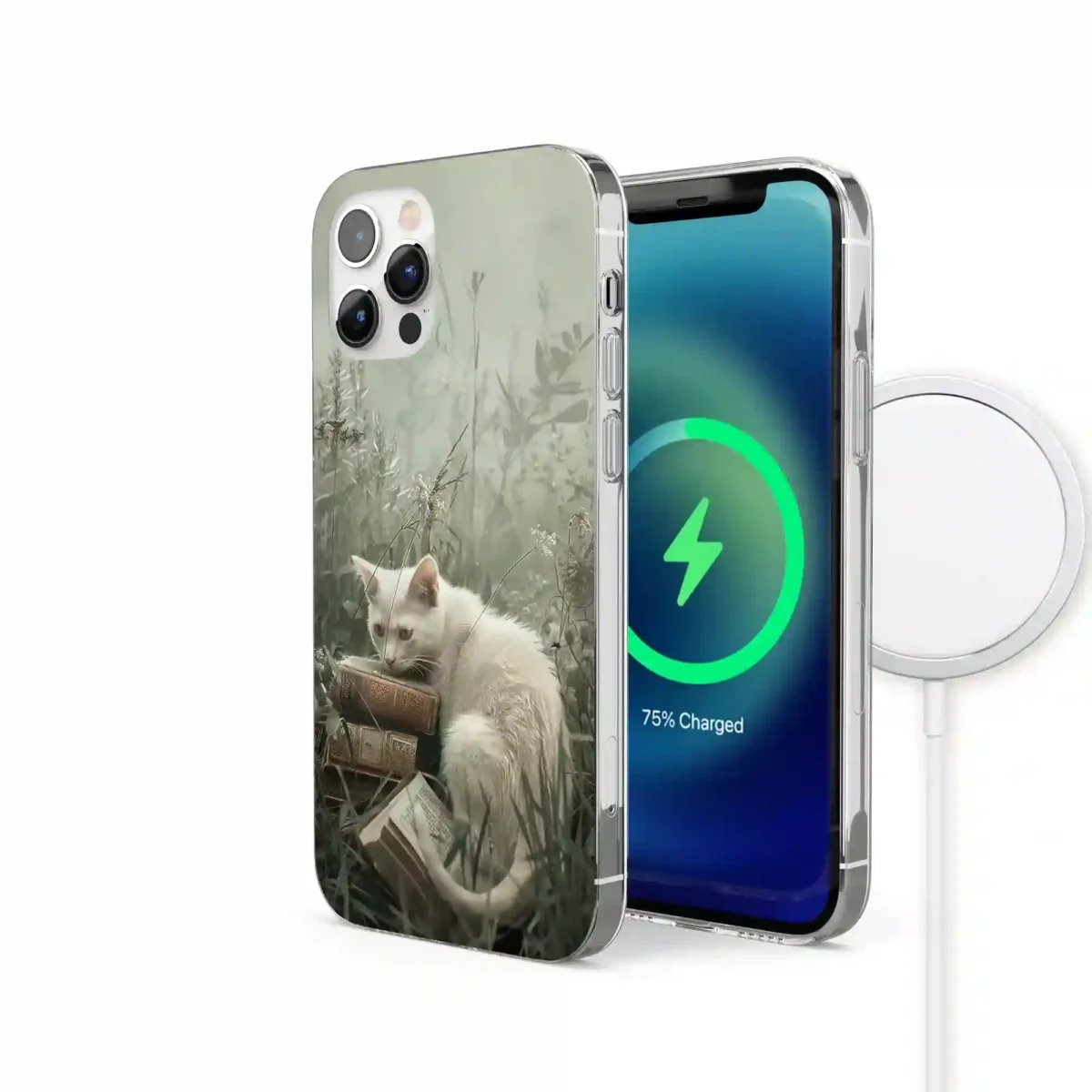 Cat Lovers︱Book Phone case IPhone Side Image copy
