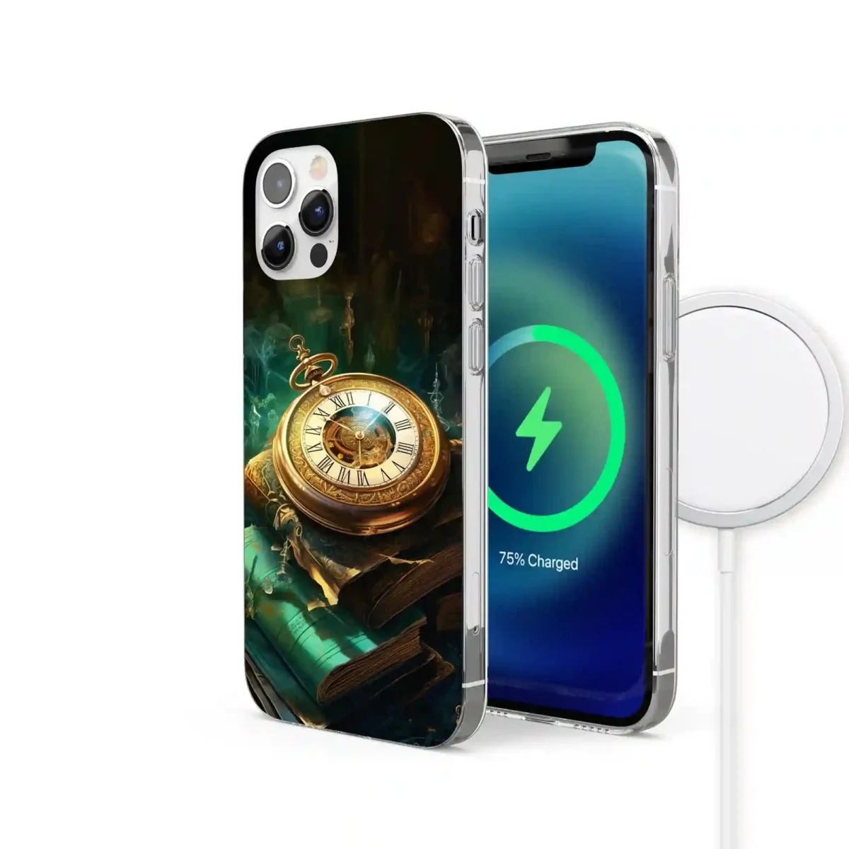 Green Aesthetic︱Book Phone case IPhone Side Image copy