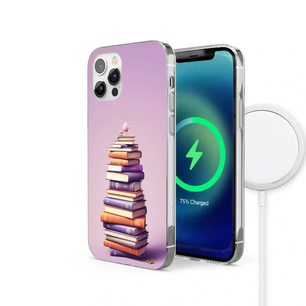 Purple︱Boho Book Phone case IPhone Side Image copy