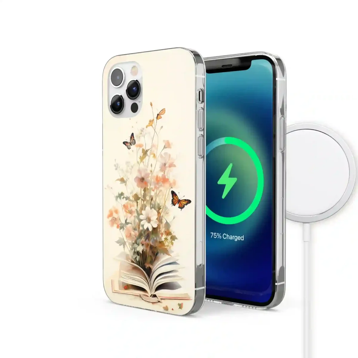 butterfly and flower case