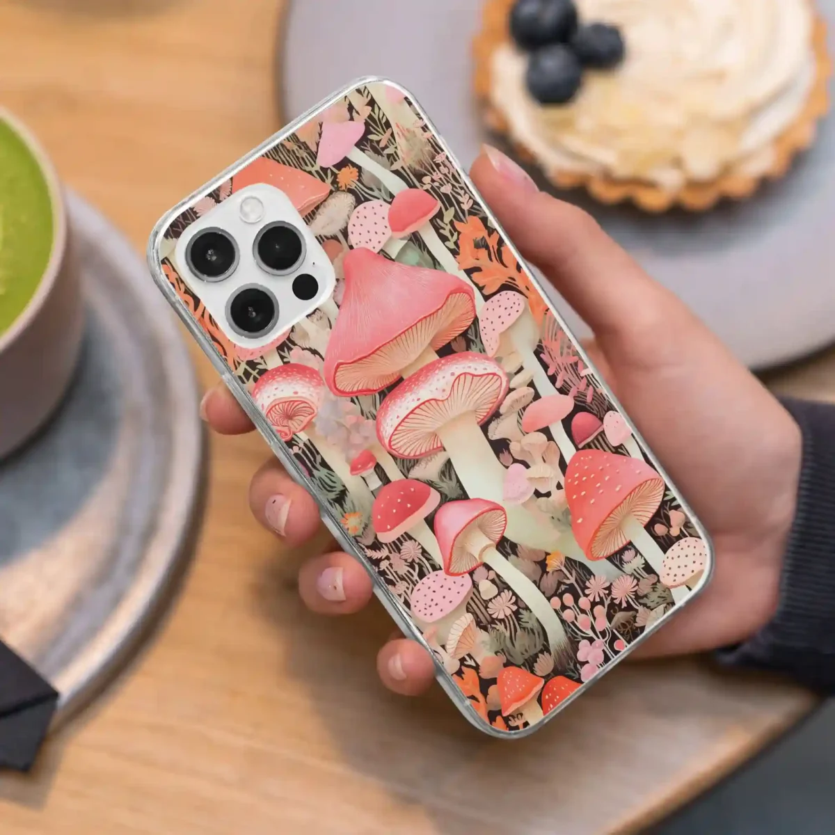 Cute pink︱Mushroom Phone case Iphone Lifestyle image copy