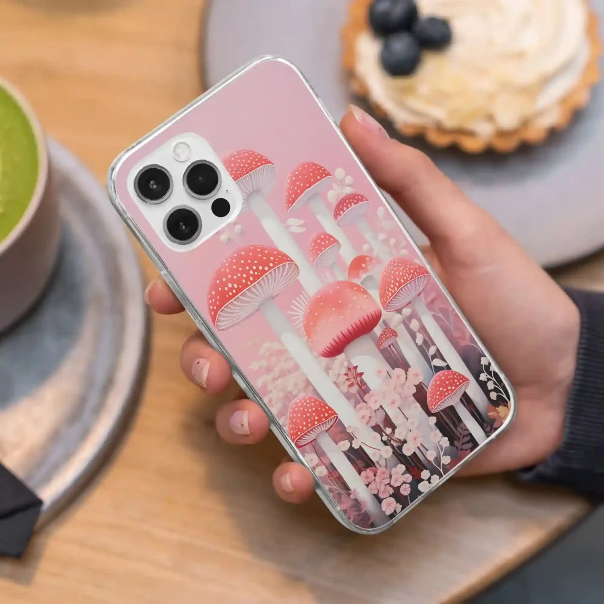 pink︱Mushroom Phone case Iphone Lifestyle image copy