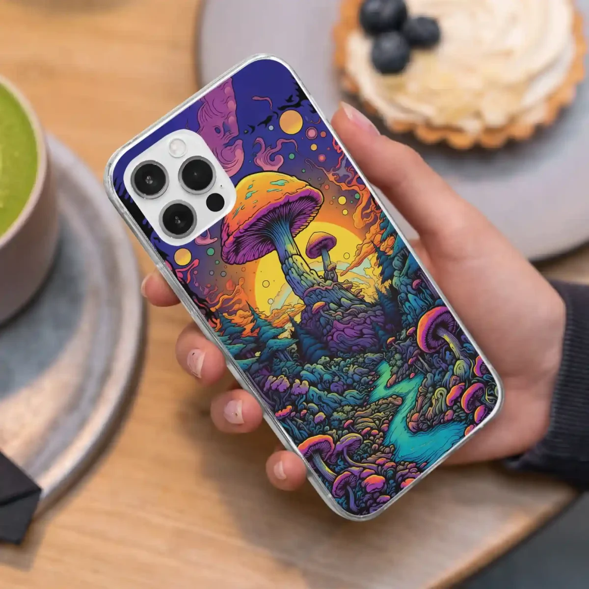 Psychedelic︱Mushroom Phone case Iphone Lifestyle image copy