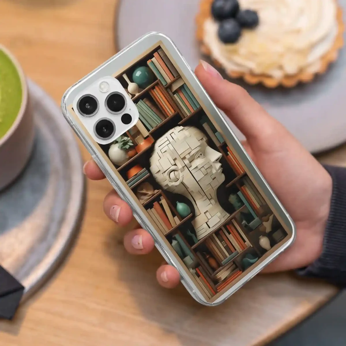 Aesthetic︱Book Shelf Phone case Iphone Lifestyle image copy