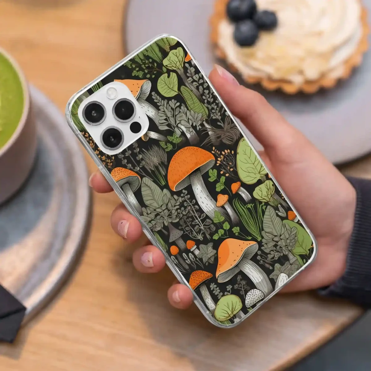 Green Aesthetic︱Mushroom Phone case Iphone Lifestyle image copy