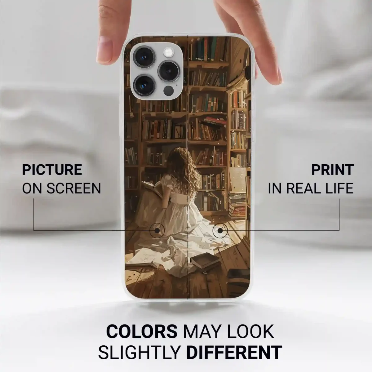 Enchanted Botanical︱Book Shelf Phone case Iphone print color difference copy (1)