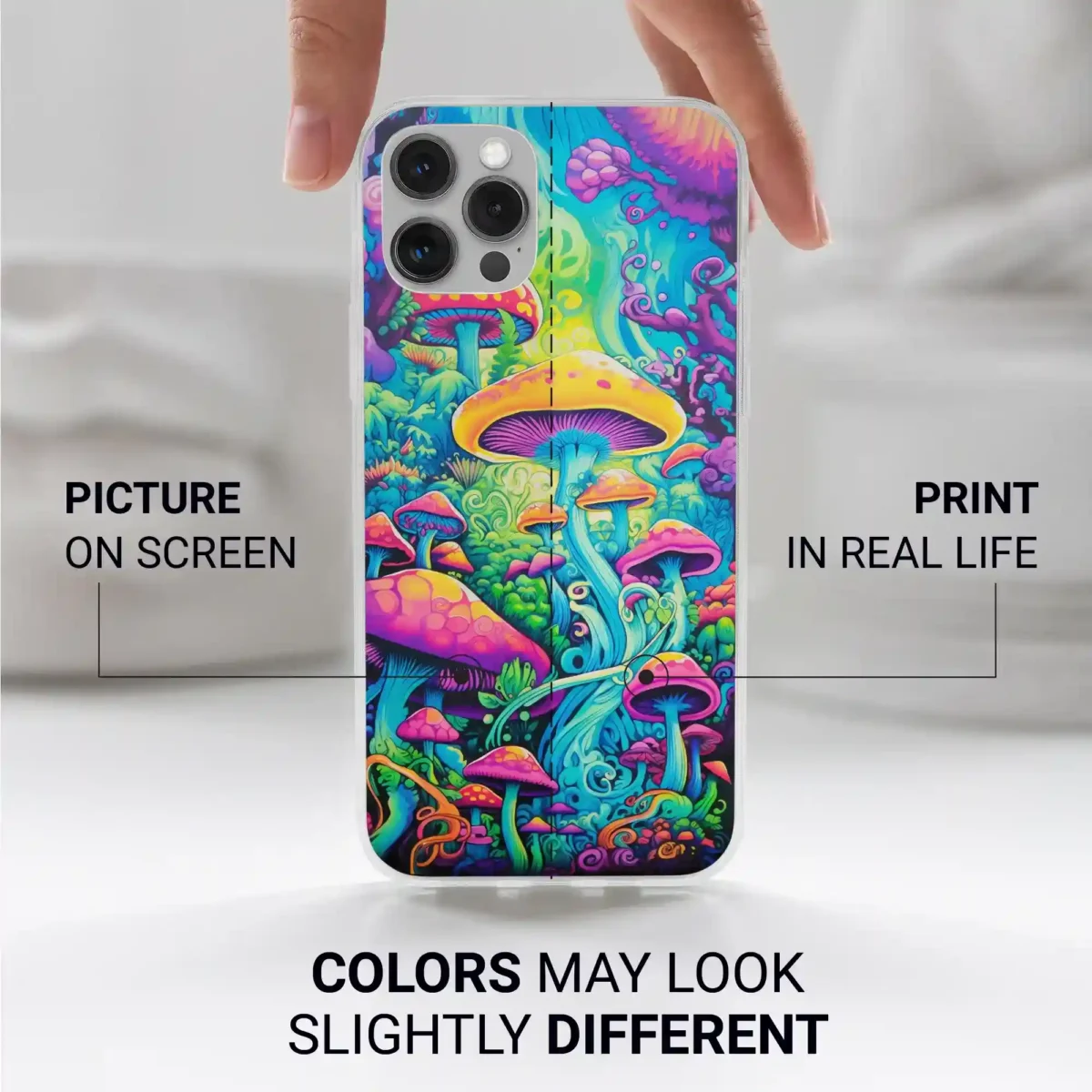 Psychedelic︱Mushroom Phone case Iphone print color difference copy