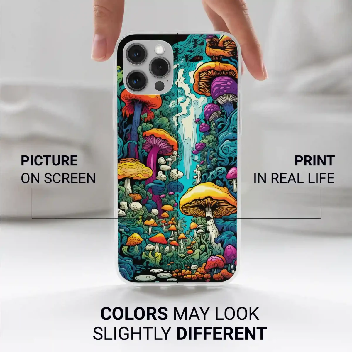 Aesthetic ︱Mushroom Phone case Iphone print color difference copy
