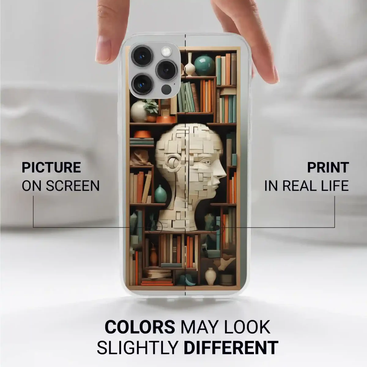 Aesthetic︱Book Shelf Phone case Iphone print color difference copy