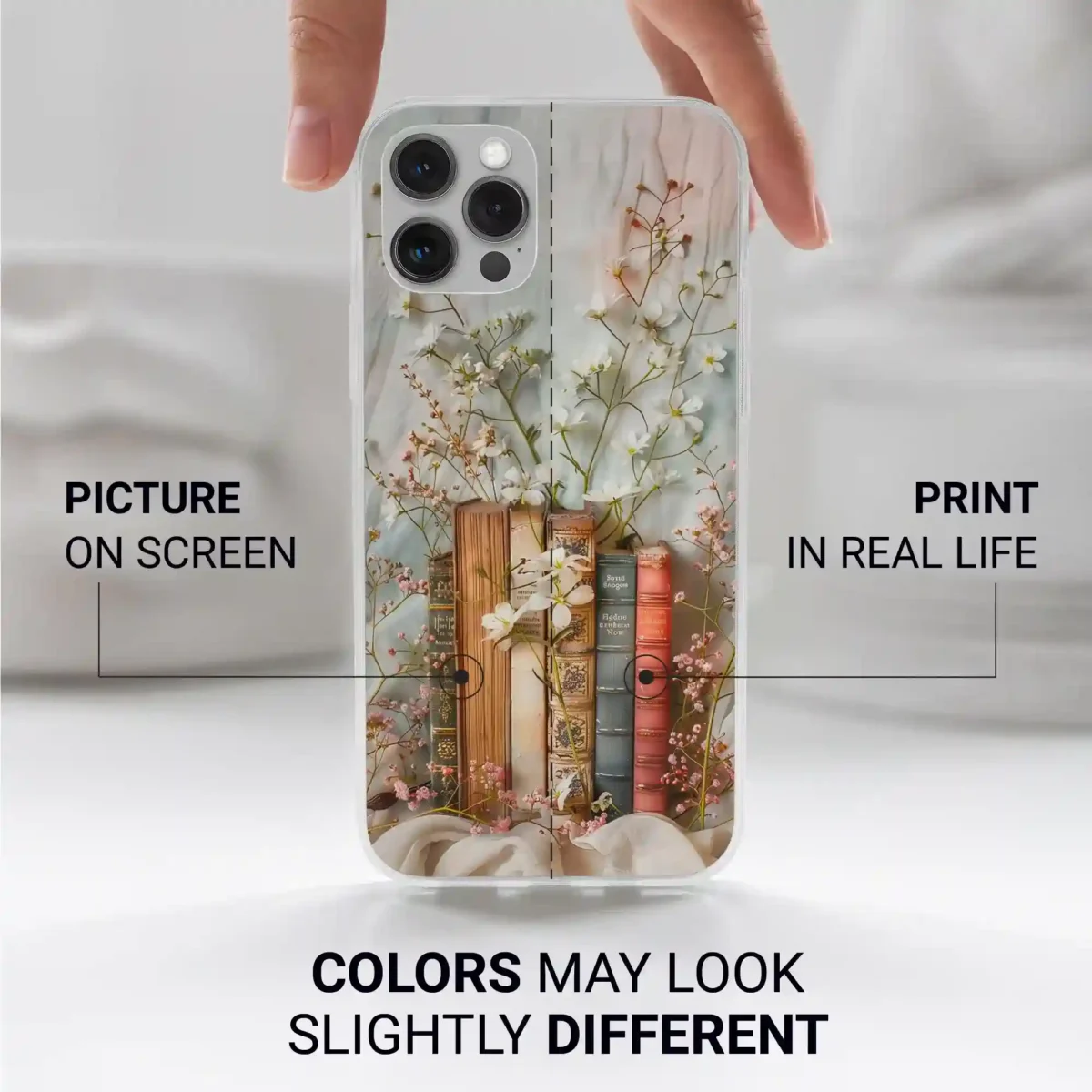 Cute flowers Boho︱Book Phone case Iphone print color difference copy