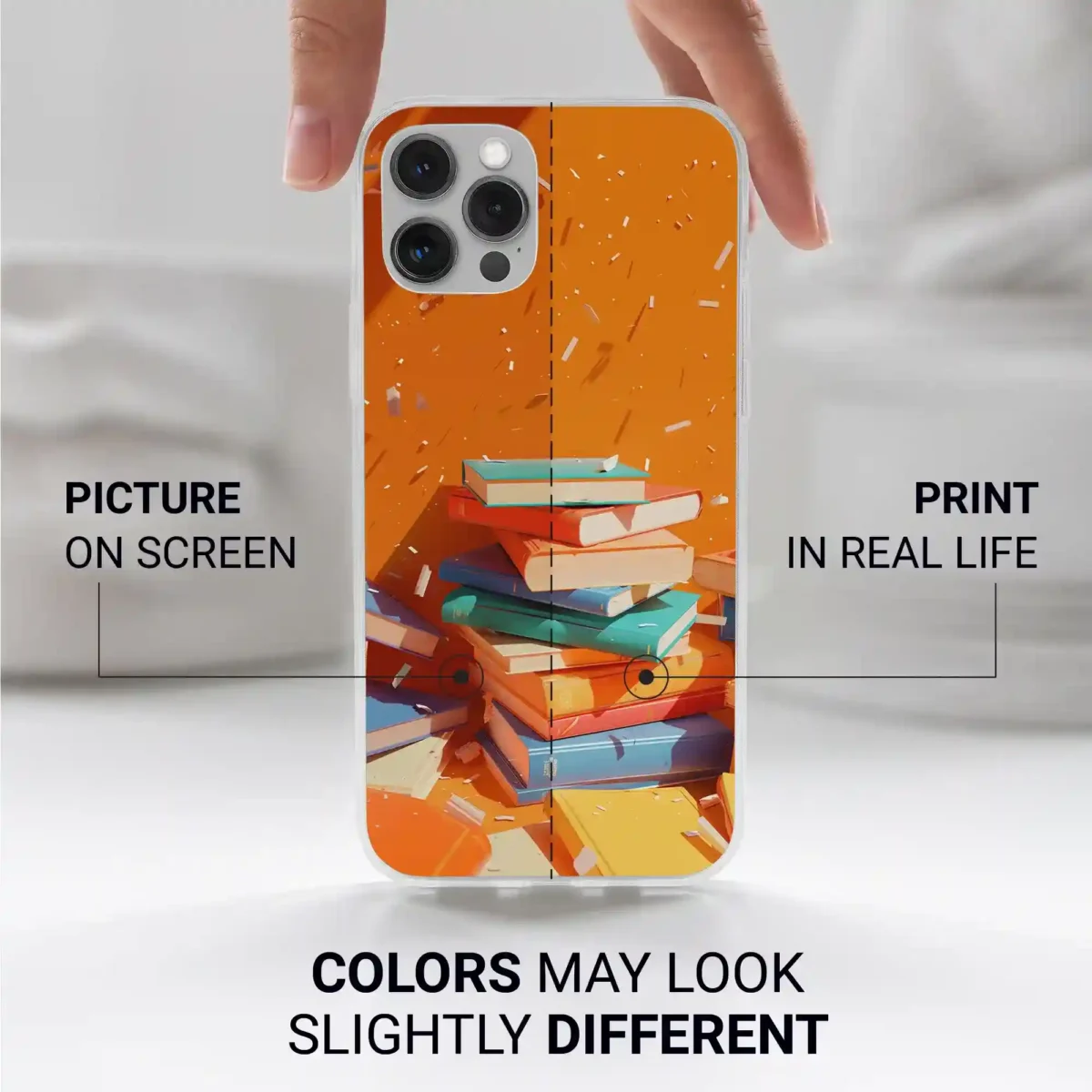 Orange︱Book Phone case Iphone print color difference copy