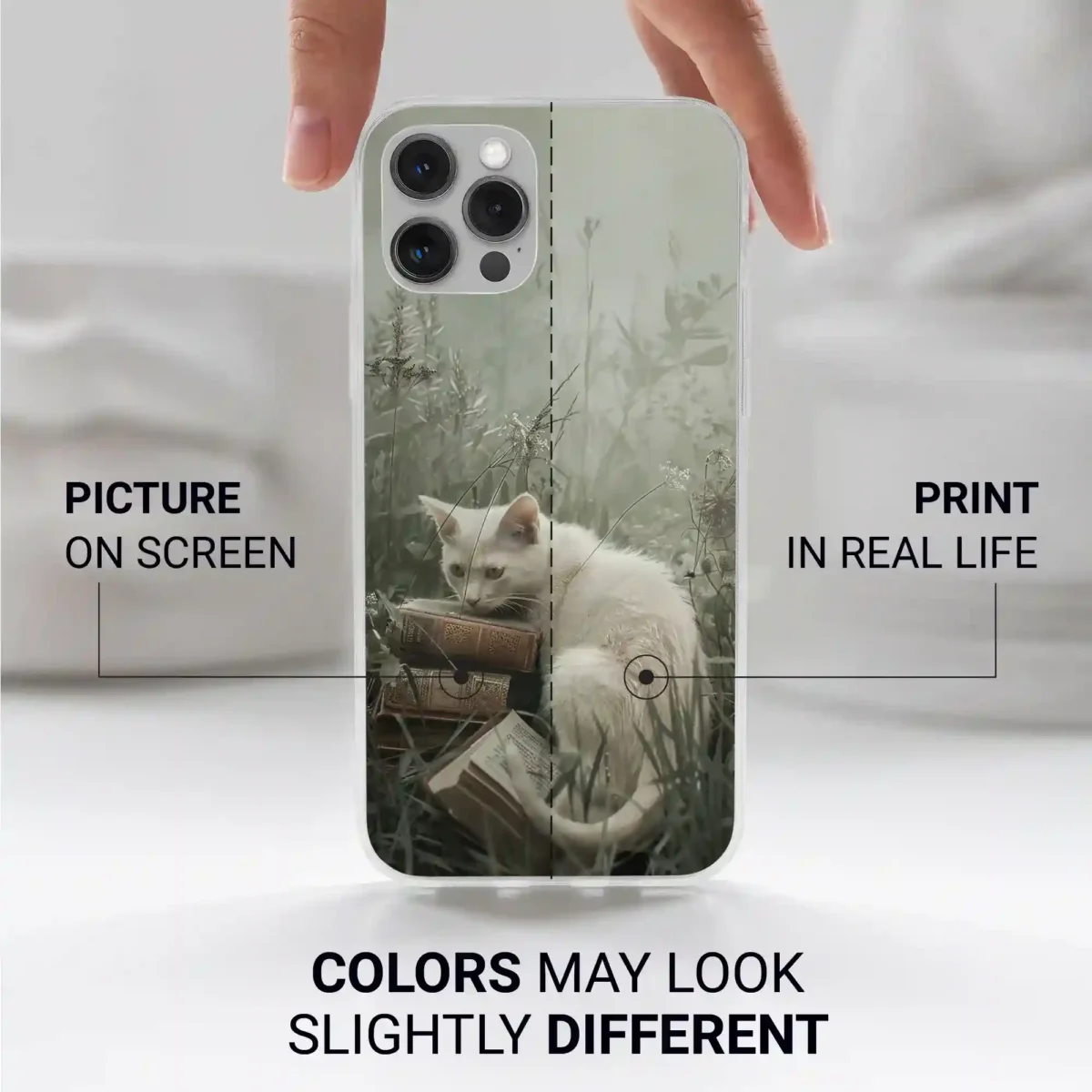 Cat Lovers︱Book Phone case Iphone print color difference copy