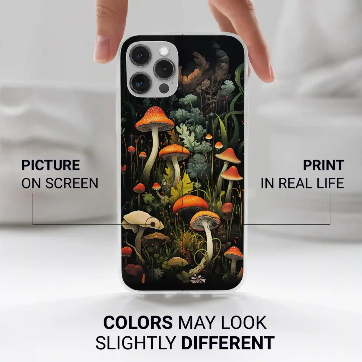 Forest︱Mushroom Phone case Iphone print color difference copy