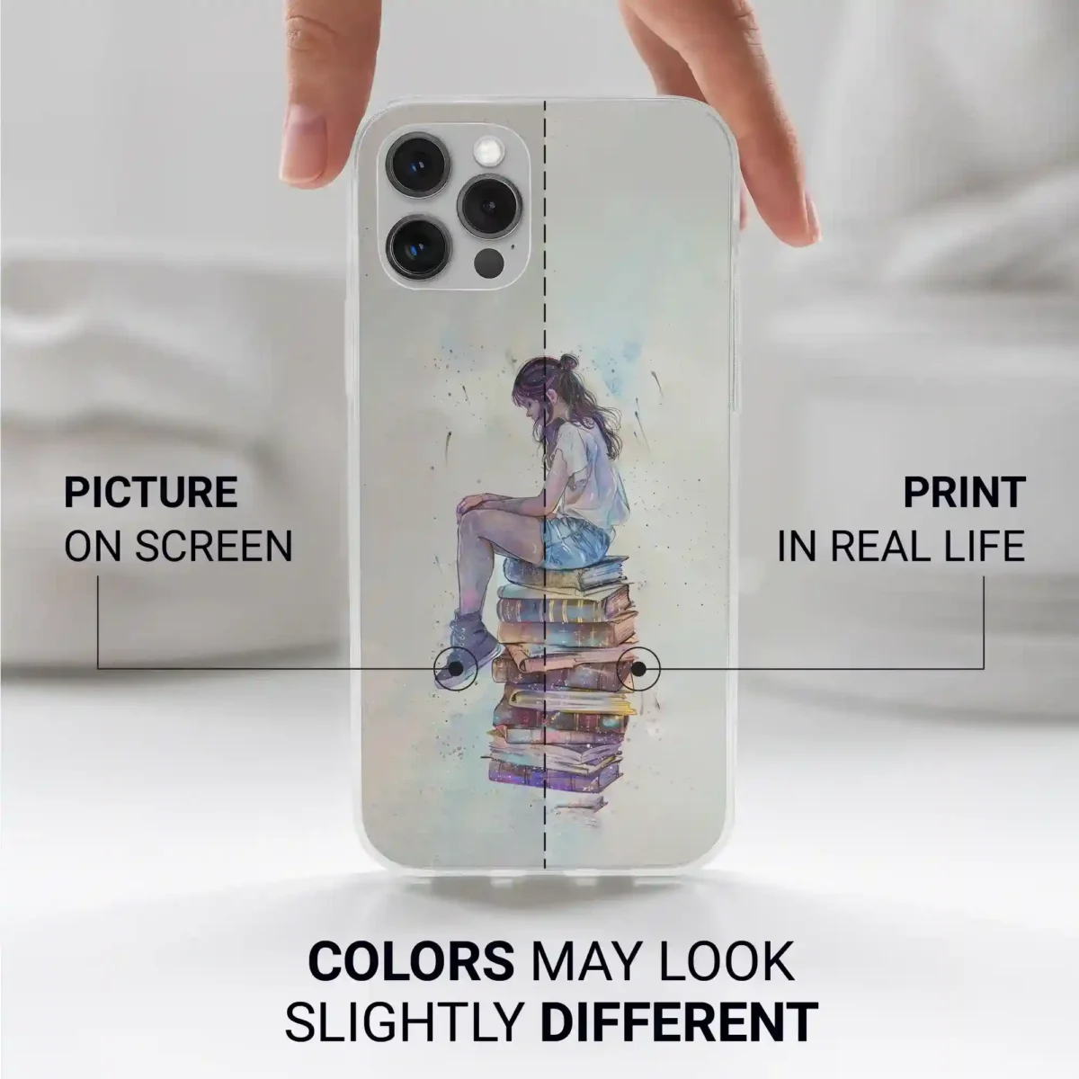 Cute Red Art︱Book Phone case Iphone print color difference copy