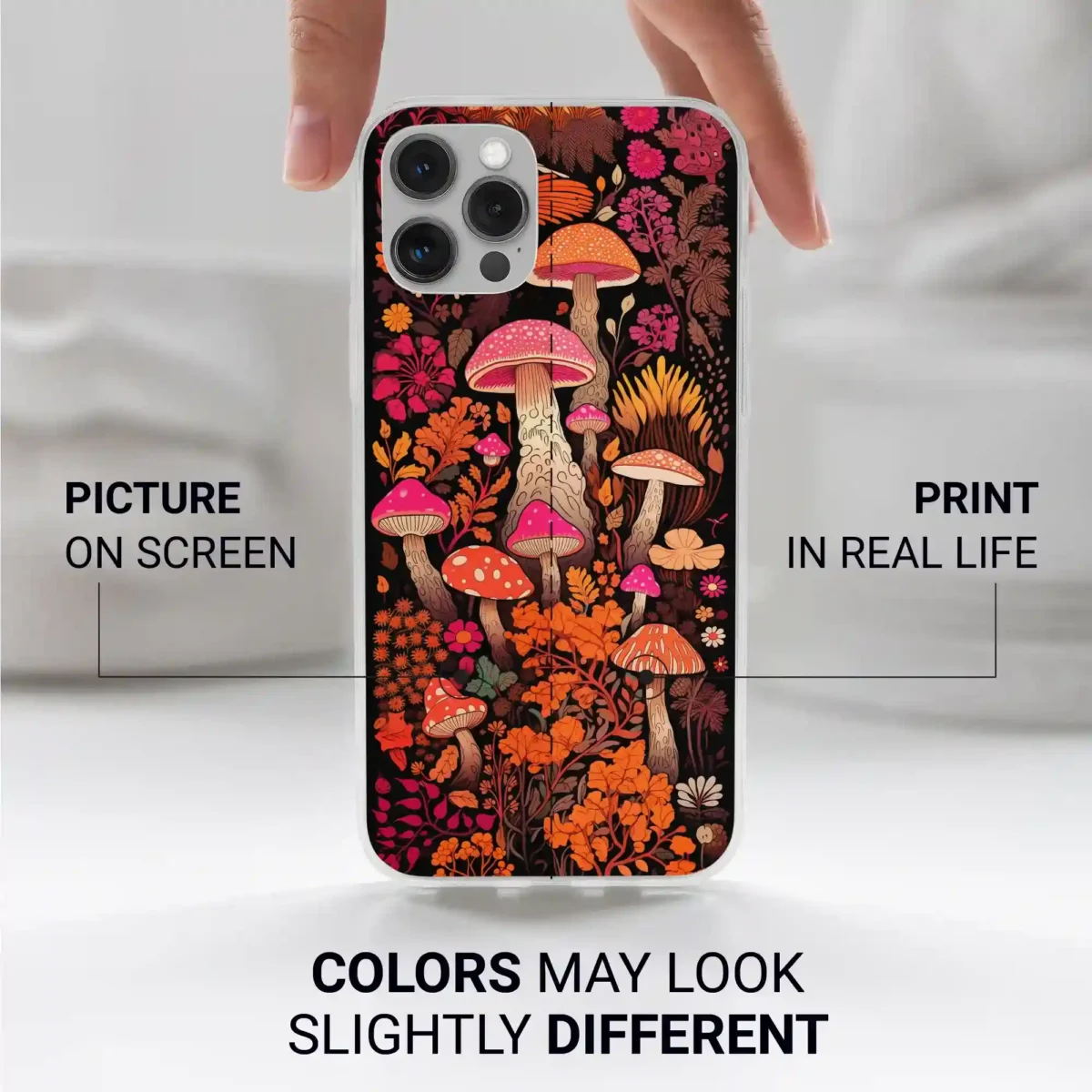 Cute︱Mushroom Phone case Iphone print color difference copy